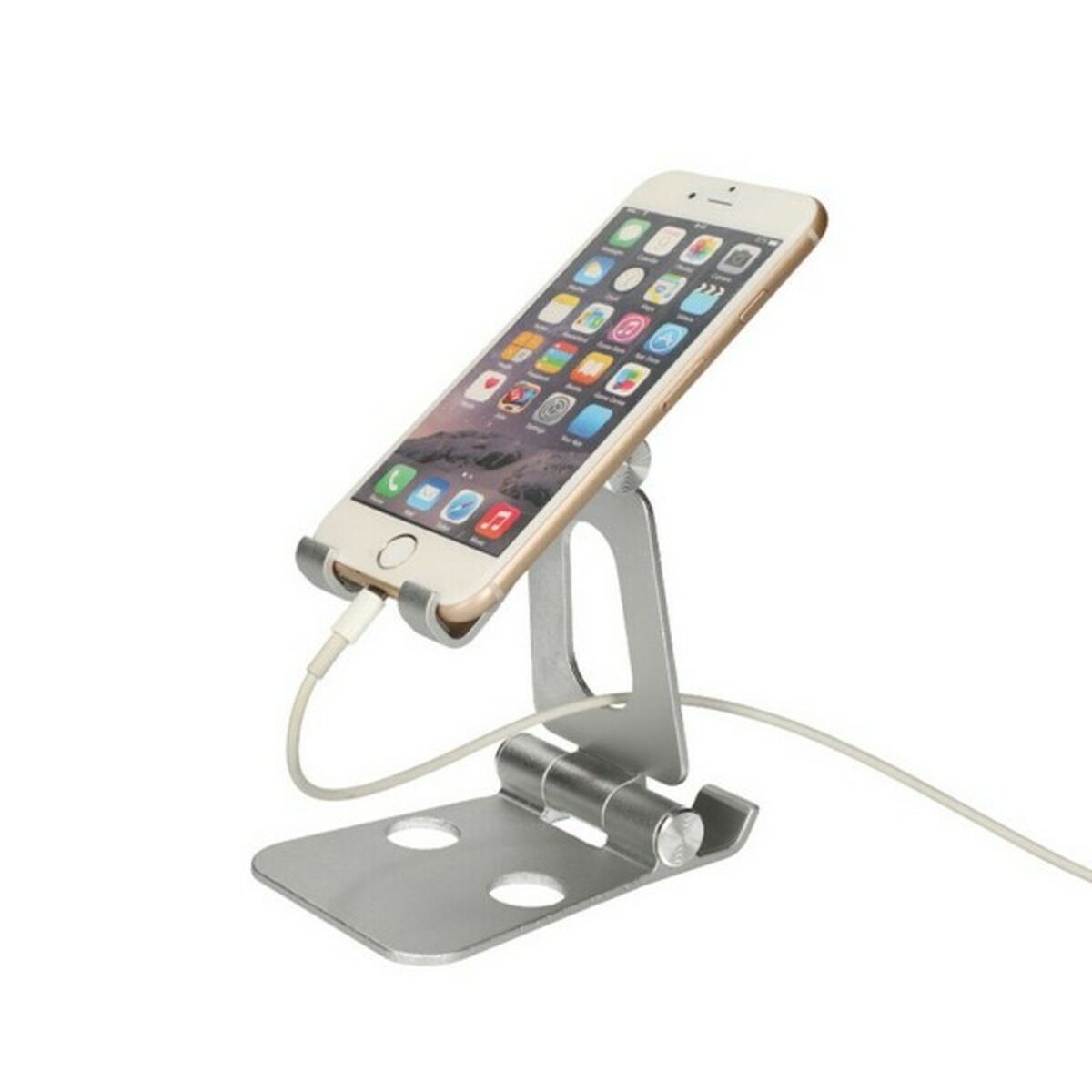 Suportul pentru Mobile KSIX Swivel Argintiu